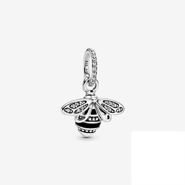POMOiii Новая детская обувь, гарнитура с крыльями пчелы, семейная книга, подвесные бусины, подходят для оригинального модного браслета, кулон, ювелирные изделия своими руками для женщин