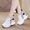 New Women Shoes Sneakers Fashion Outdoor Internal Increase Wedges Causal Lace Up Shoes Female Platform Ladies Footwear