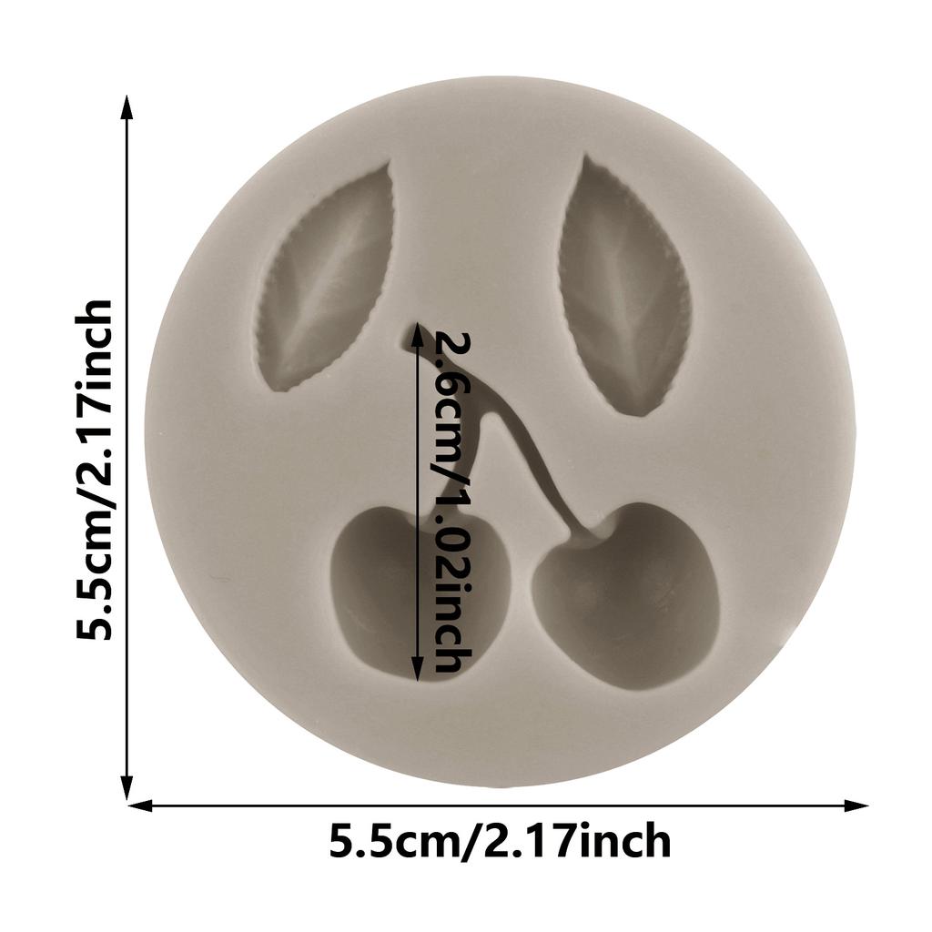 Силиконовая форма для помадки с фруктами и овощами, клубникой для украшения торта из сахара, топпер для кексов, конфет, шоколадной жевательной резинки, формы для полимерной глины