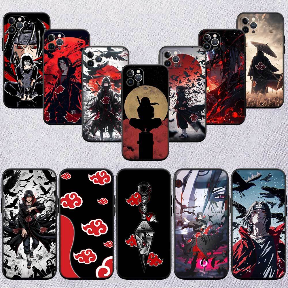 Naruto Uchiha Itachi Shockproof Phone Case for iPhone 6 6s 7 8 11 12 13 14 15 16 17 16E XS Pro Max XR X SE Air