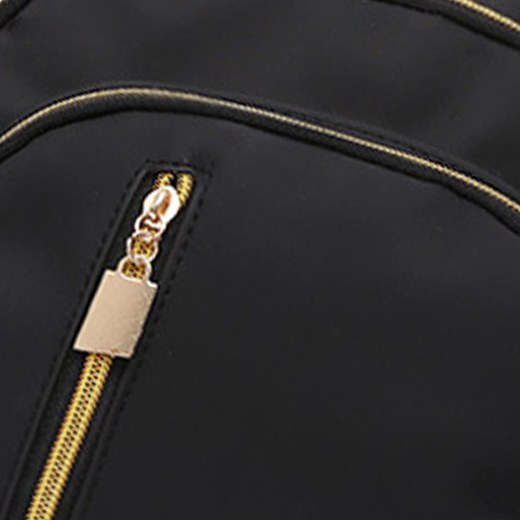 Backpack Waterproof Casual Style Nylon Material Zipper Closure Soft Comfortable Travel Backpack for