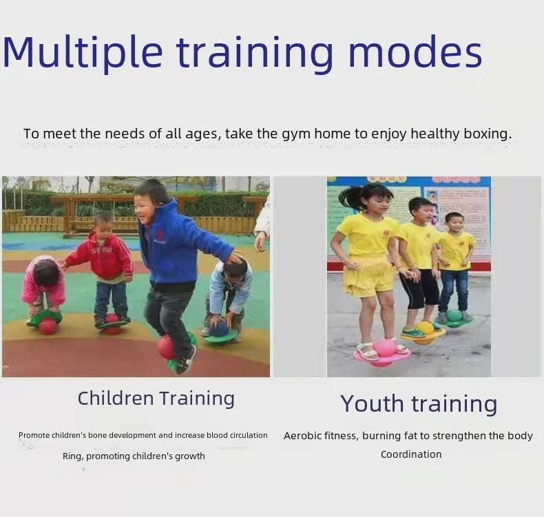 Детский фитнес-мяч для балансировки - лягушка-прыгун, эластичная игрушка для всех возрастов