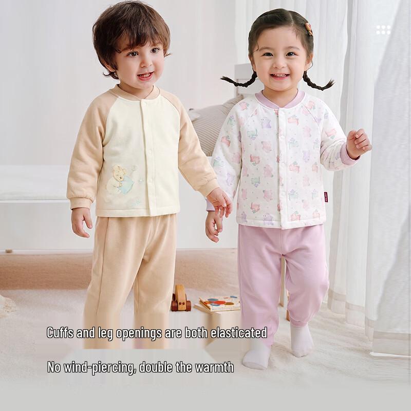 Теплый стеганый пижамный комплект Labi Kids