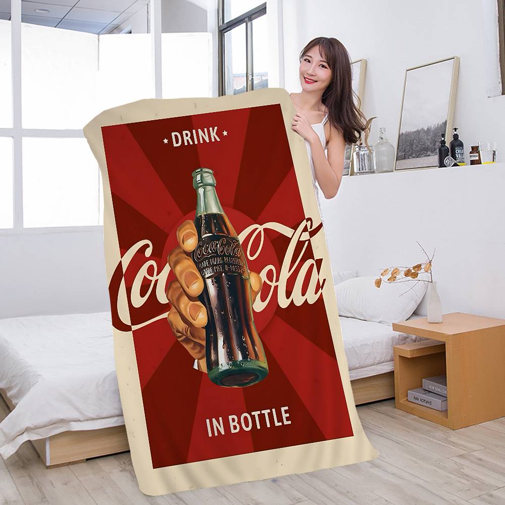 Логотип C-COCA C-COLAS Аниме Пляжное Полотенце для плавания Мягкое Впитывающее Мочалка Детские Подарки Для детей Путешествия Кемпинг Спортзал
