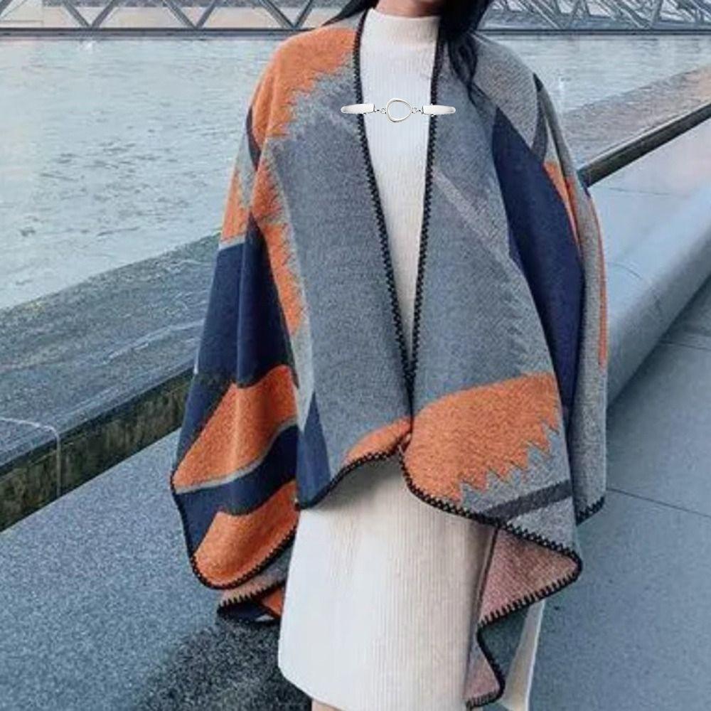 Alloy Collar Clip Anti Slip Sweater Clasp New Cloak Buckle Men