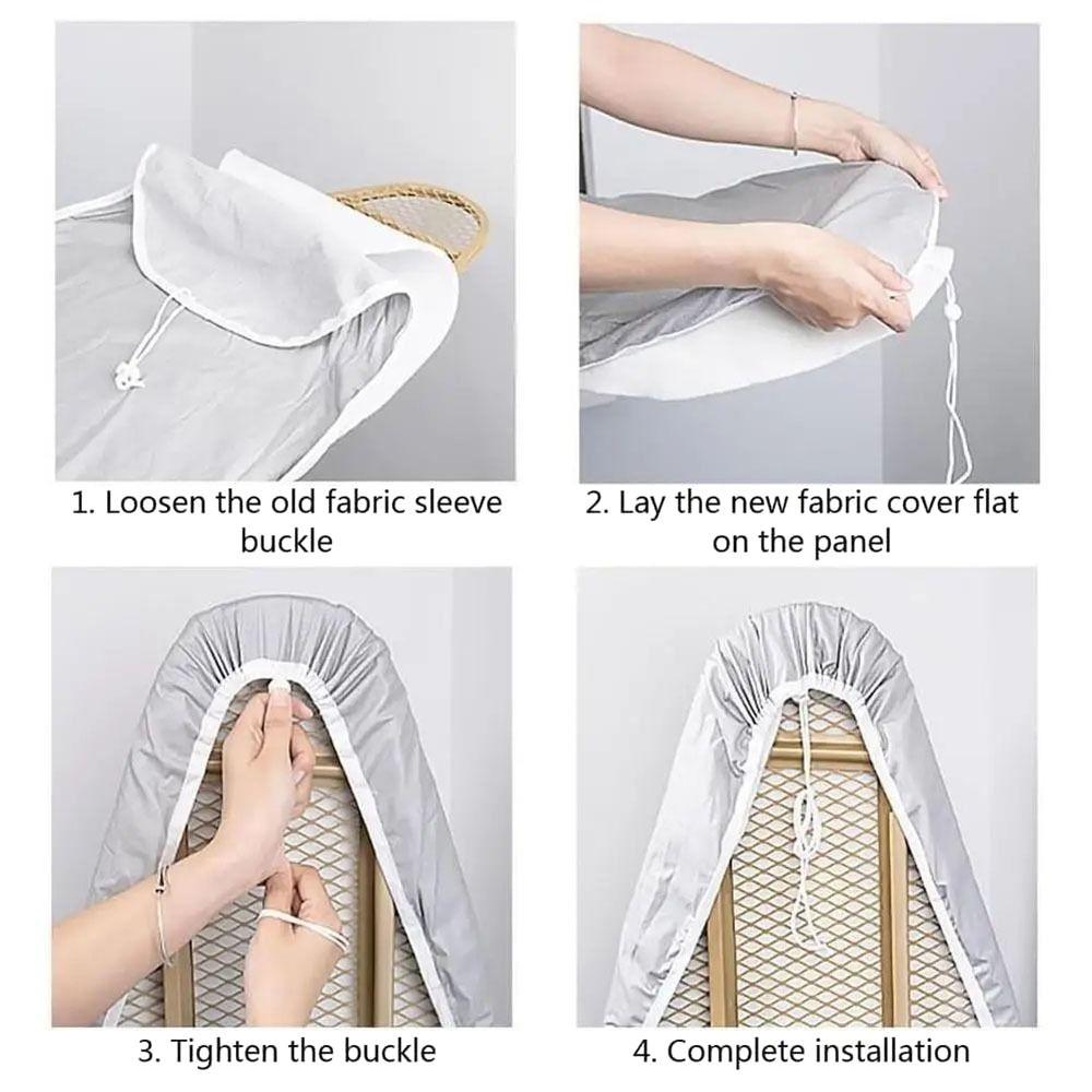1Pcs With Elastic Edge Ironing Board Cover Stain Resistant Ironing Cover For Ironing Table
