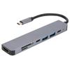 7в1 концентратор TypeC на HDMI +PD многофункциональный адаптер конвертер для быстрой зарядки