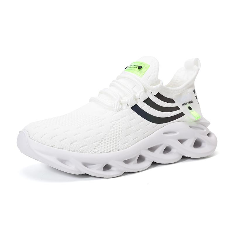 Модные мужские новые оригинальные кроссовки дышащие уличные на платформе противоскользящие модные теннисные шнурки легкие повседневные сетчатые туфли кроссовки