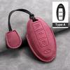 Leather Car Key Cover Case for Infiniti Q50L QX50 QX60 QX55 Q70 Q70L Q30 QX30 QX70 ESQ XQ80 XQ60 Q60S Car Key Rope Keyring