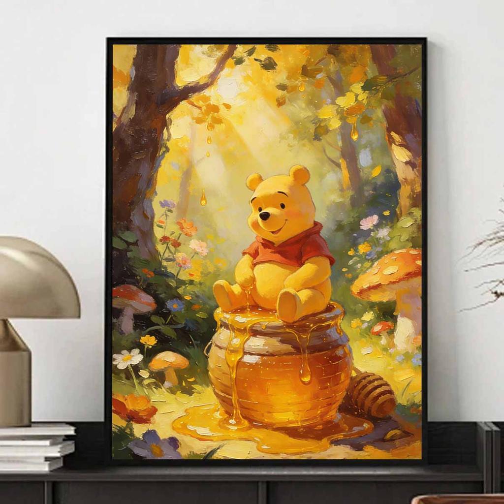 Disney Winnie the Pooh Honey Pot Diamond Painting Art Kit Mosaic Handmade Diy Gift Home Decor