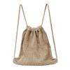 Summer Hollow Backpack Women's New Fashion Versatile Lightweight Bucket Bag Casual Versatile Literary Travel Bag
