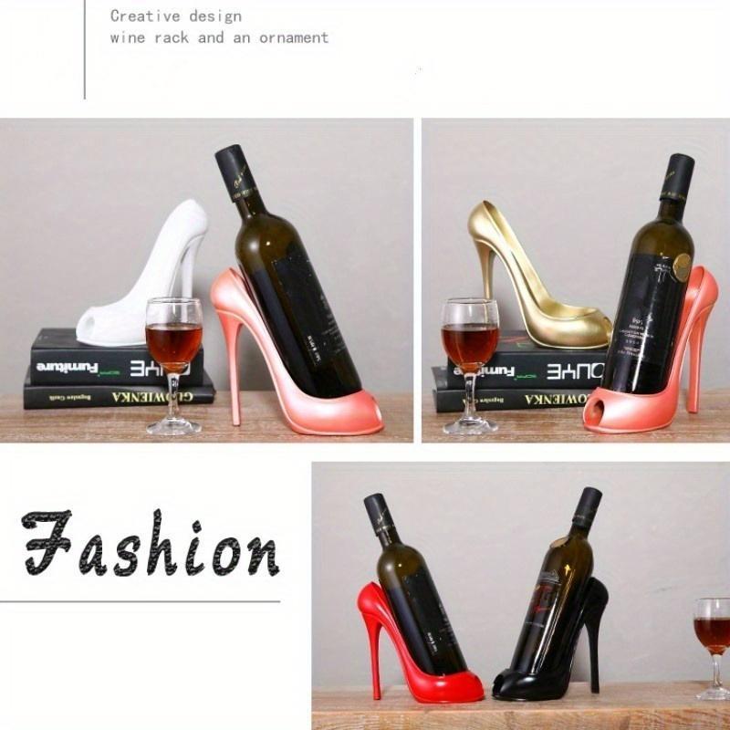 1pc Wine Rack High Heel Shoe Bottle Holder Kitchen Accessories Wine Bottles Holders