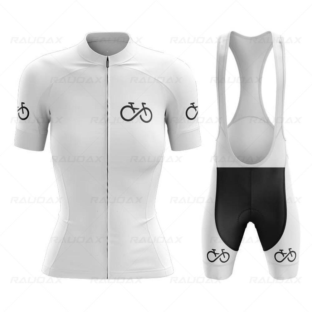 2026 Женские дышащие велосипедные майки Красная велосипедная одежда Ciclismo Девушка Летние с коротким рукавом MTB Велосипедная одежда Комплект с нагрудниками