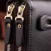 Business Men's Wallet Long PU Leather Mobile Clutch Bag Wallet Handbag Top Zipper Wallet