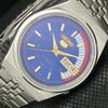 USED VINTAGE SEIKO 5 AUTOMATIC 6309A JAPAN MENS D/D BLUE WATCH 608c-a315403-9 SKU608c-a315403