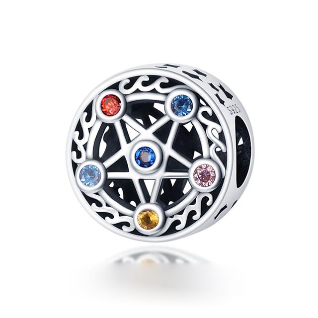 925 Серебряный Шарм Подходит для Любителей Шарма Серии Любовь Браслет Ожерелье Брелок Женские Ювелирные Изделия Diy