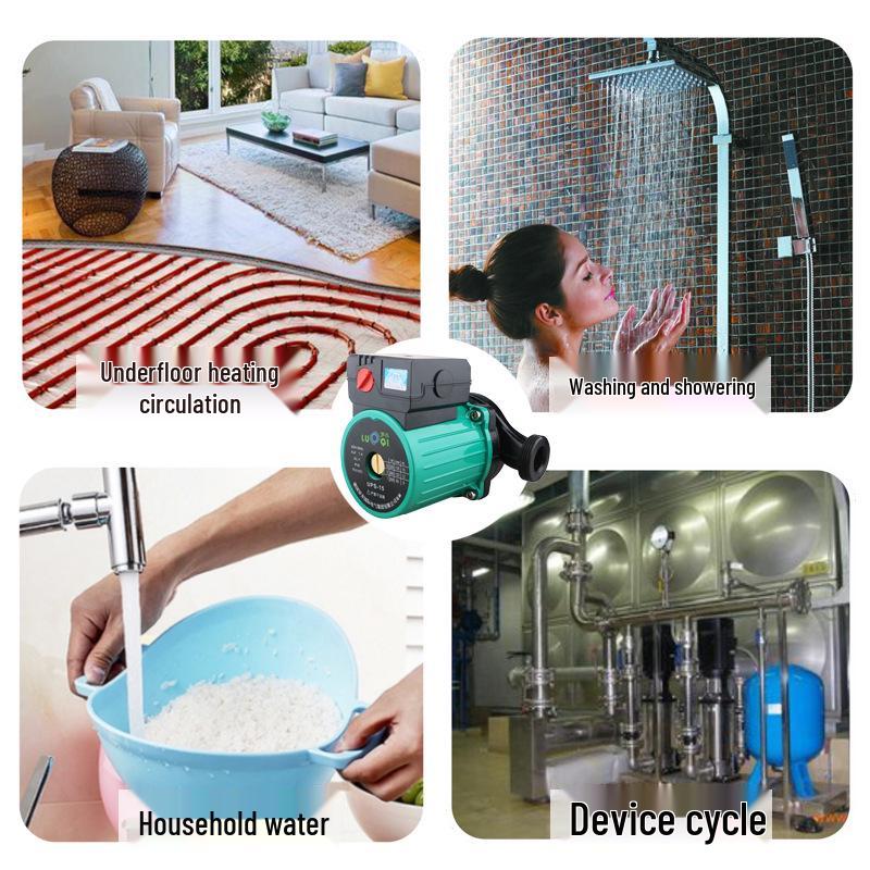 Roqi Shielded Circulating Pump: Silent Geothermal Underfloor Heating Booster