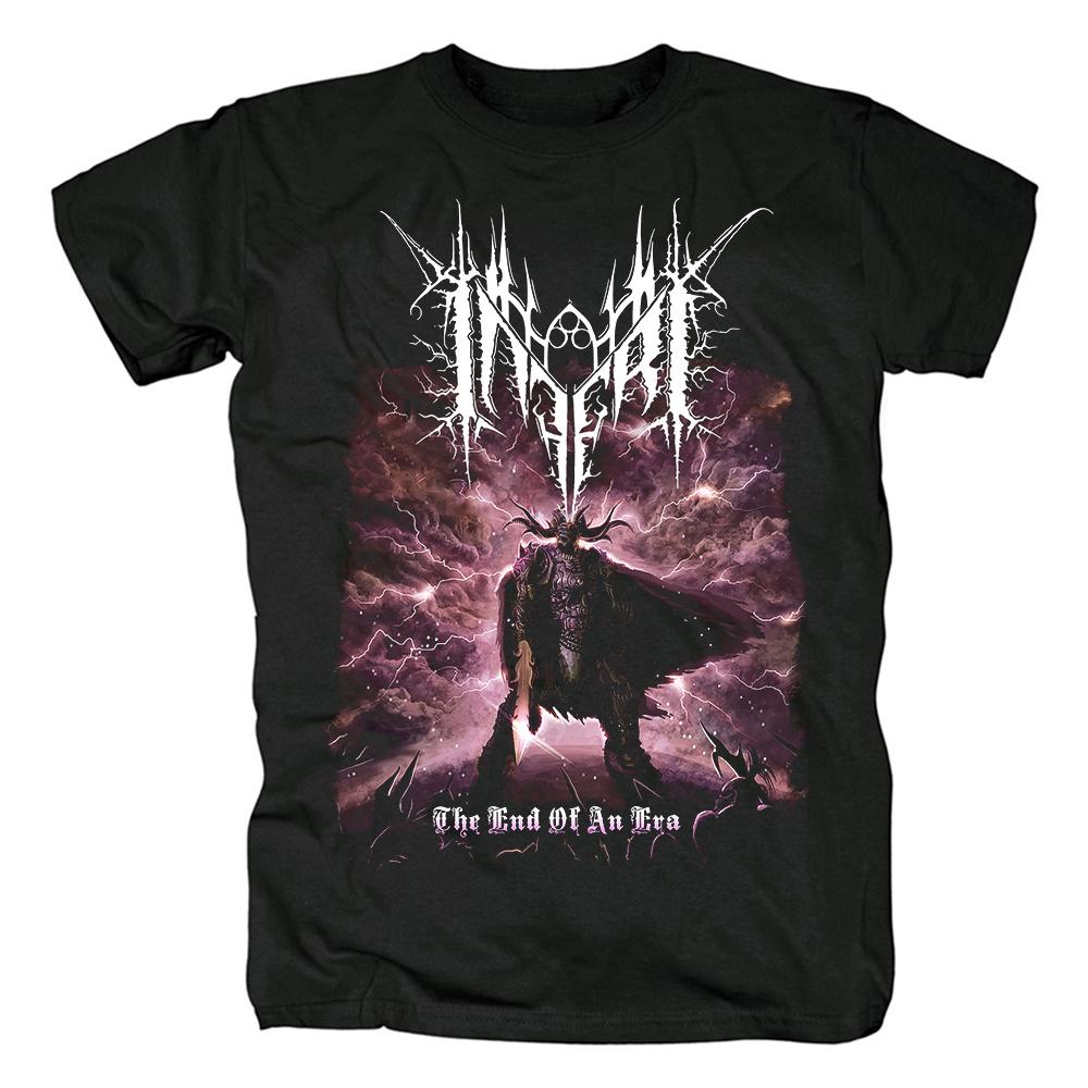 Harajuku Fashion Inferi American Melodic Death Metal Band Crewneck Cotton T Shirt Unisex Summer Short Sleeve Streetwear Tee Tops Unisex T-shirt