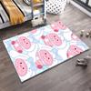 Cute Pink Bunny Cartoon Pattern Rug Non-slip rug suitable for living room and bedroom sofas