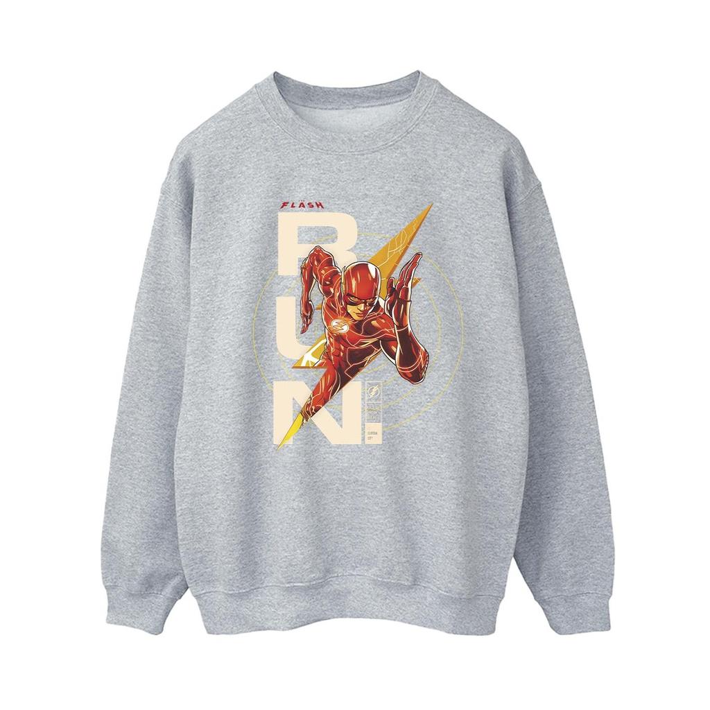 DC Comics Womens/Ladies The Flash Run Sweatshirt