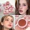 Cute Pet Blush Cream New Design Cosmetics Blush Mud & Eye Shadow Dual-Purpose Modify The Contour For Ladies