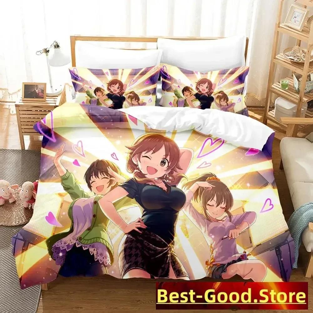 Новый Комплект Постельного Белья THE iDOLM@STER Cinderella Girls Starlight Stage Печатный Комплект с Наволочкой Пододеяльник Односпальный Двуспальный