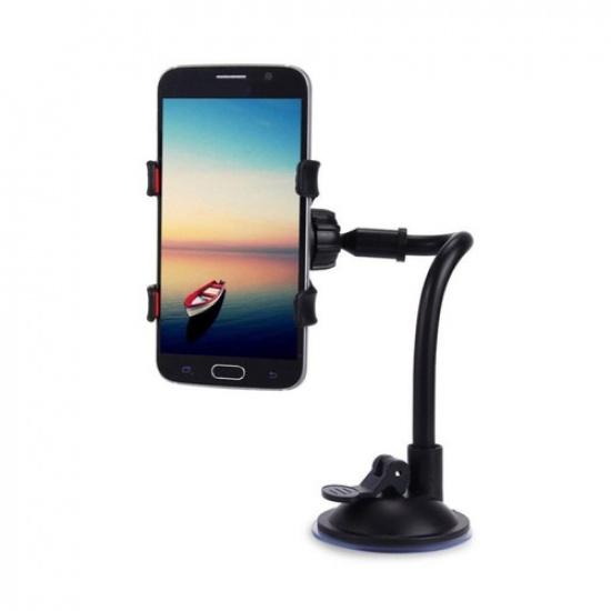 360 Degree Rotation Suction Cup Car Phone Holder Flexible Long Arm Car Phone