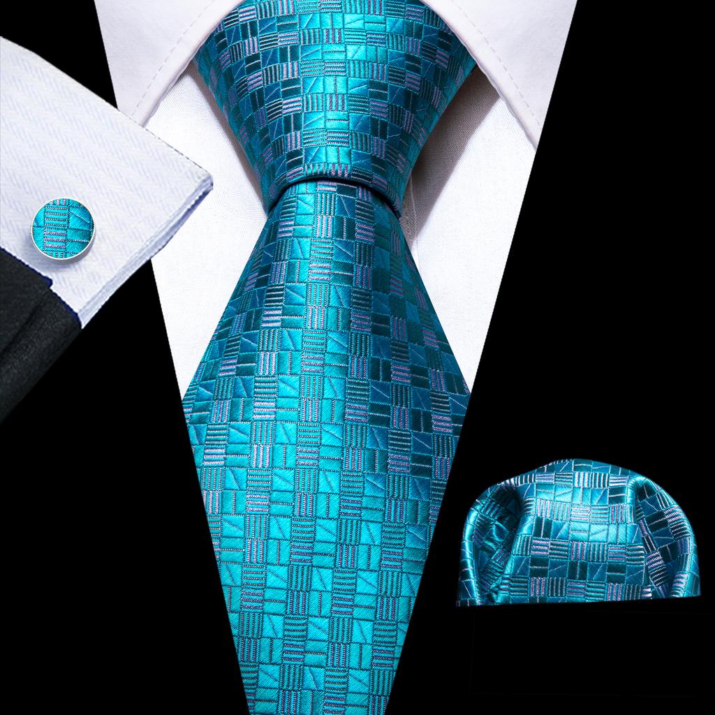 Мужские галстуки с цветочным принтом Barry.Wang, тканые свадебные галстуки с узором пейсли, носовой платок, запонки, формальный повседневный набор