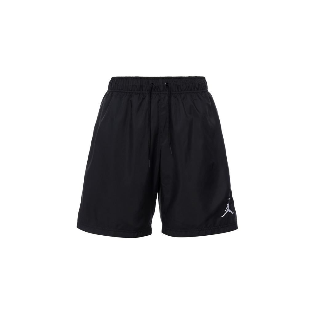 Jordan Printed Logo Mesh Drawstring Shorts Men Bottoms Black DQ5687-010