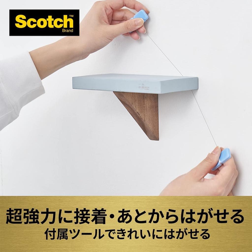 3M суперпрочный, но гладкий скотч Scotch Premier ширина 15 мм x длина 3 м двухсторонний, съемный, поверхности, полудлинный Золотой, SRG-15