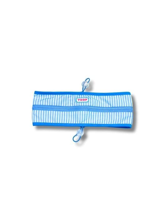 TOOF STRIPE ICY COOL BLUE SCARF