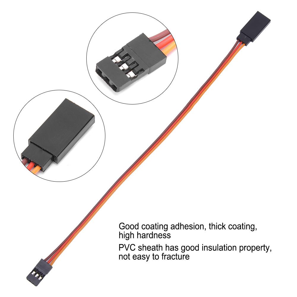10 шт. Удлинительный кабель для сервопривода JR папа-мама для RC Futaba 500 мм