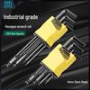High-Temp Quenching Hex Key Set: Automatic Combo with Single and Hexagon Wrenches