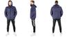 USB heated jacket for women and men, winter quilted, warm, plus size xl, navy blue, size M