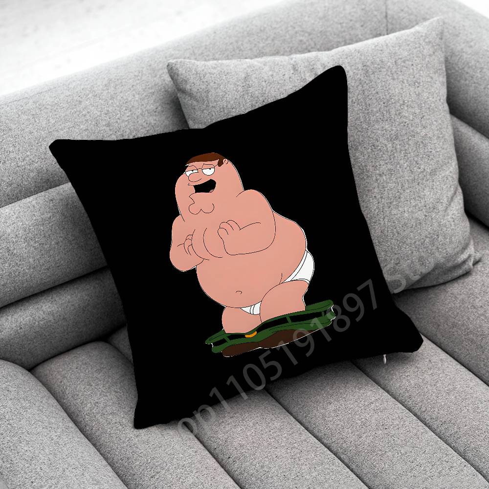 F-Family Funny Guy Throw Pillow Case For 30X30Cm 40X40Cm 45X45Cm 50X50Cm 55X55Cm Square Sofa Pillowcase Shell