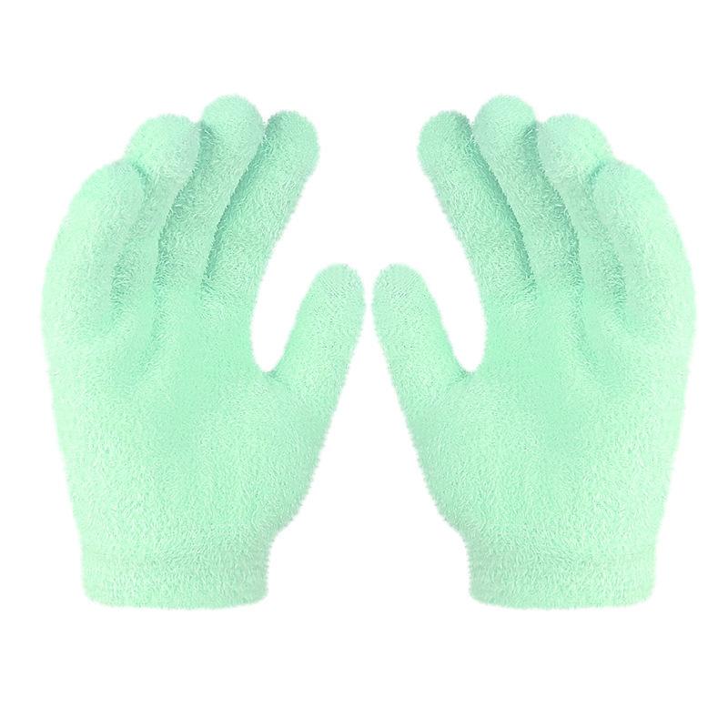 Перьевая пряжа Гелевые носки для пятки Гелевые перчатки для рук и ног с сенсорным экраном Растительные полные носки Перчатки с пятью пальцами