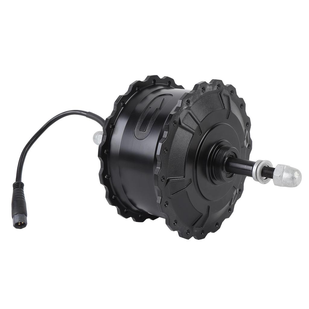 Electric Bike Hub Motor 48V 750W Aluminum Alloy Rear Drive Wheel Gear Hub Motor with 9 Core Adapter