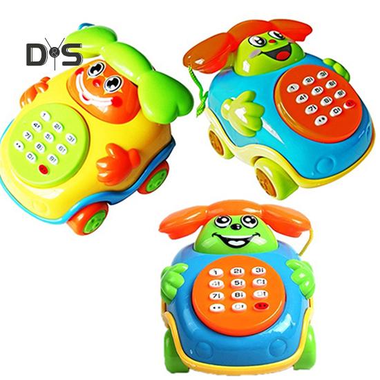 Мама и я Детская музыкальная машинка Мультяшные кнопки Телефон Развивающая игрушка для развития интеллекта