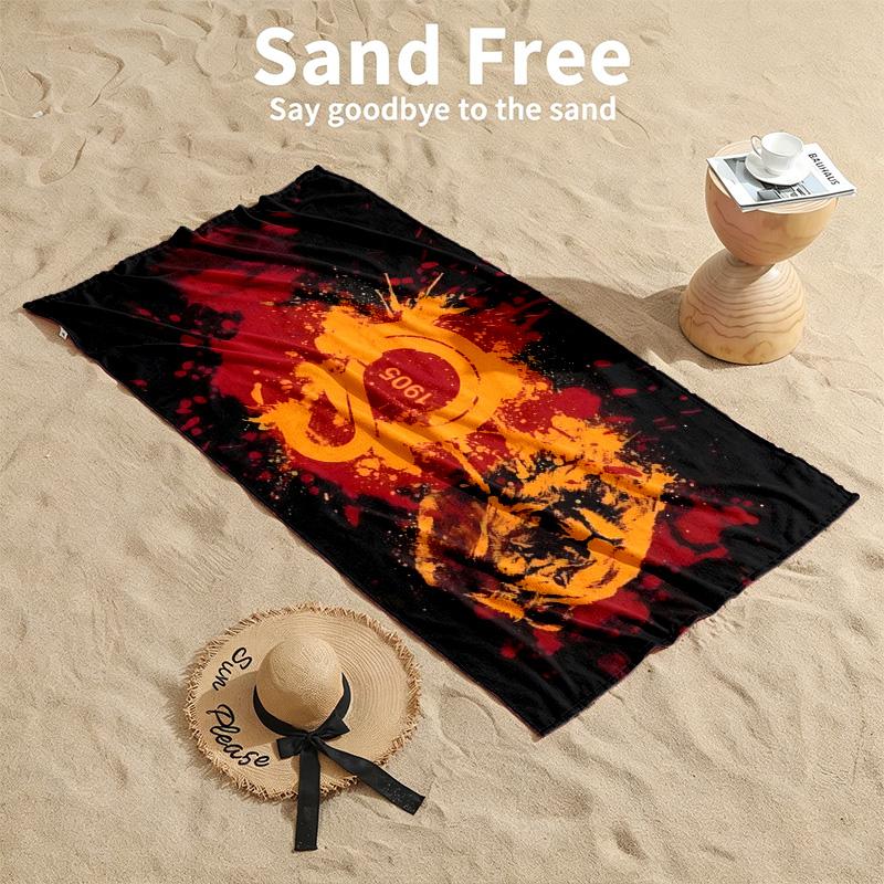 Galatasaray Beach towels also serve as bath towels summer essential a musthave for the outdoors the beach and the pool