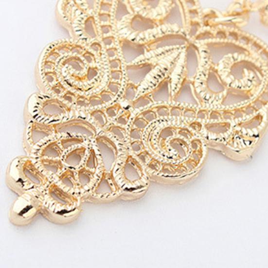 Vintage Women's Bohemian Hollow Design Long Drop Dangle Earrings Piercing Jewelry