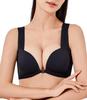 Комфортный подмышечный передний размер LL [ENYA-KARIN] Бюстгальтер без косточек, бюстгальтер пуш-ап, крючок, 3, черный,