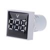 Digital Square Voltmeter AC 20-500V Volt Panel Meter Voltage Indicator LED Light 22mm Car Accessories