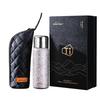 JRINKTEEA 500ml Pure Titanium Vacuum Insulated Thermos with Tea Strainer, Unpainted, Gift Box Included (Snowflake Silver)