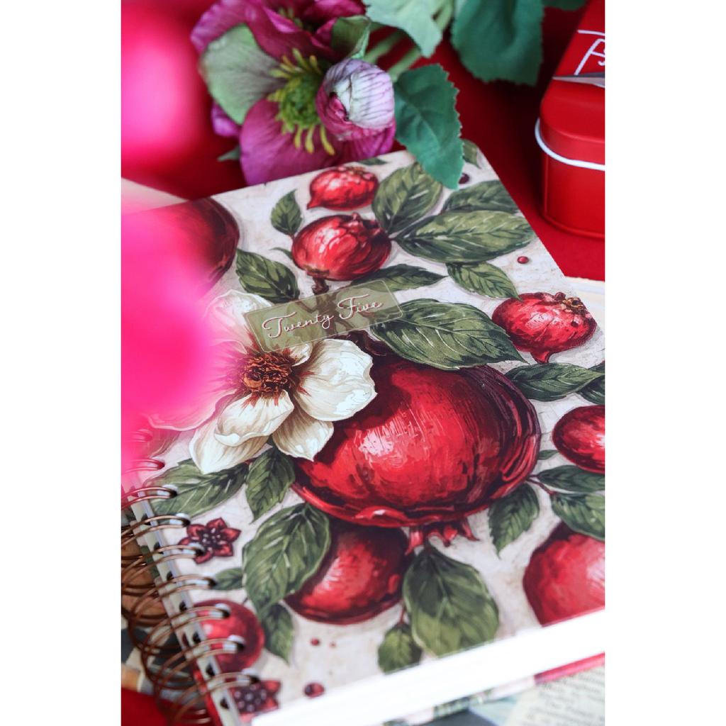 Спиральная твердая обложка Ежедневная повестка дня на 2025 год A5