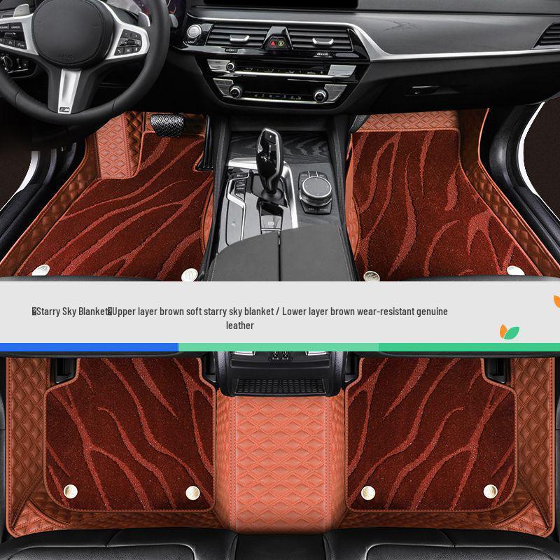 Beijing BJ40 Starry Sky Carpet Loop Pile Car Mats - Non-Slip & Wear-Resistant for Models 14-26.