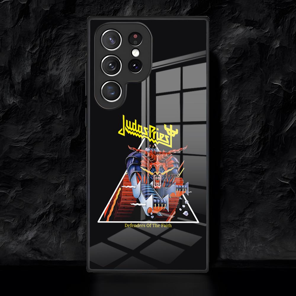 Band J-Judas P-Priest Phone Case For Samsung S26 S25 Edge Ultra 24 23 22 21 Ultra Plus Fe A55 56 15 4G 5GGlass Cover