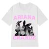 Футболка Ariana Grande Fashion Vintage Мужская Женская Высококачественные Футболки С коротким рукавом Повседневная Хлопковая футболка Уличная одежда
