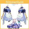 Genshin Impact Сангономия Кокоми Костюм горничной для косплея и Хэллоуина