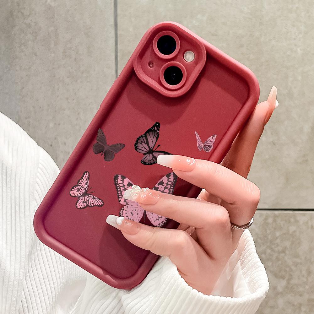 Soft Silicone Square Ladder Printing Pattern Phone Casing Full Cover Camera Shockproof Protection Rubber Case for Vivo