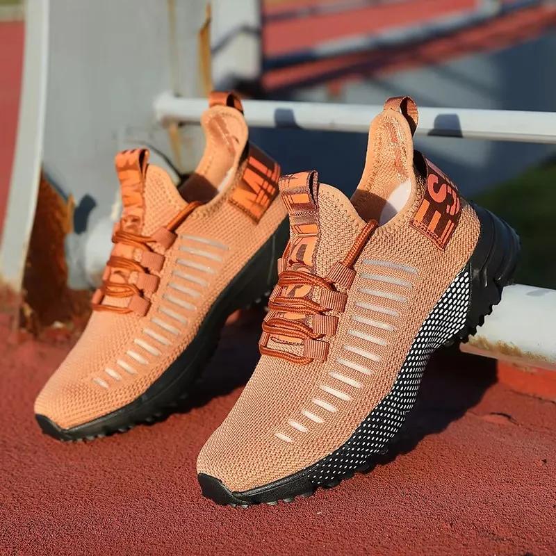 Comfort Running Shoe For Men Ultra Breathable Lightweight Gym Sneakers Comfortable Air-Boost Mesh Men'S Urban Jogging Shoes